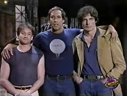 Fun shot with Robin Williams, Chris and Saturday Night Live star Chevy Chase