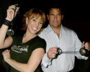 Actor Ted McGinley and Forbes Riley + SpinGym